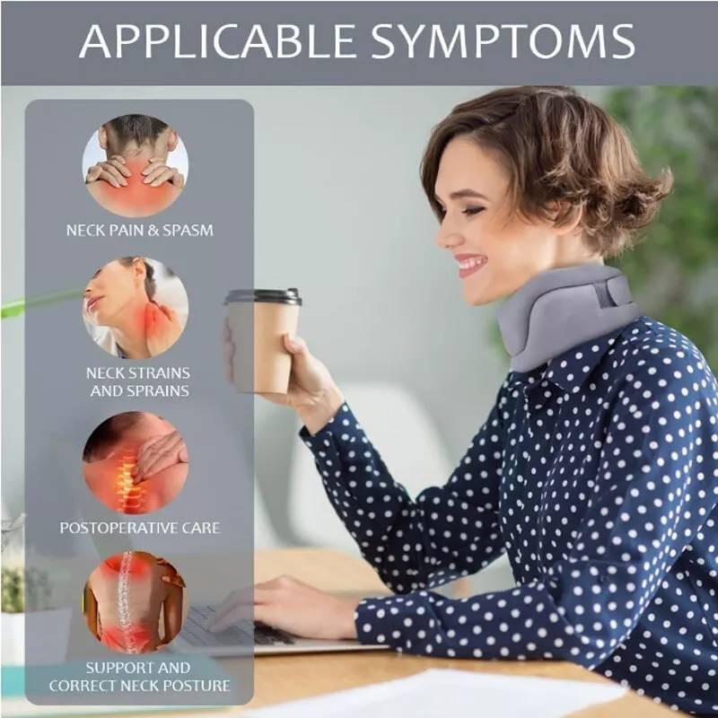 Comfortable And Breathable Neck Support Pillow For Correcting Forward Head Posture