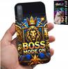 Etui Do Samsung A7 2018 - Boss Lew Z Koroną Na Tarczy Case + Folia