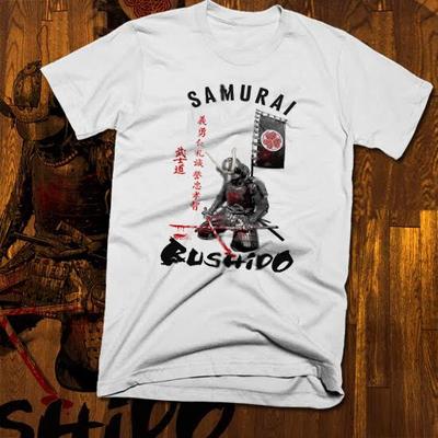 Samurai T-Shirt Japanese Bushido Code Kill Bill Hattori Hanzo Katana Japan, New