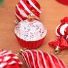 4/6/8/12 Pcs Christmas Ball Ornaments Star Cane Lollipop Cupcake Hanging Decoration for Xmas Tree Home Indoor Decor