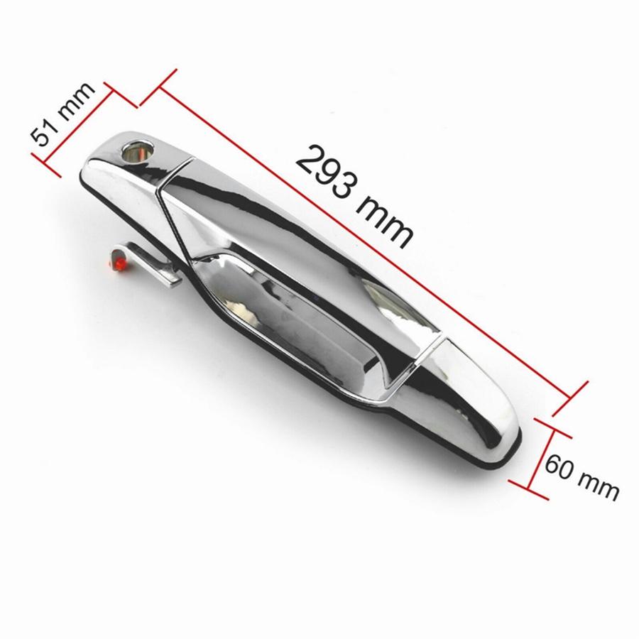 4PCS Door Handle Front Driver Left Side Fit For 2007-2013 Chevy GMC Cadillac Outside
