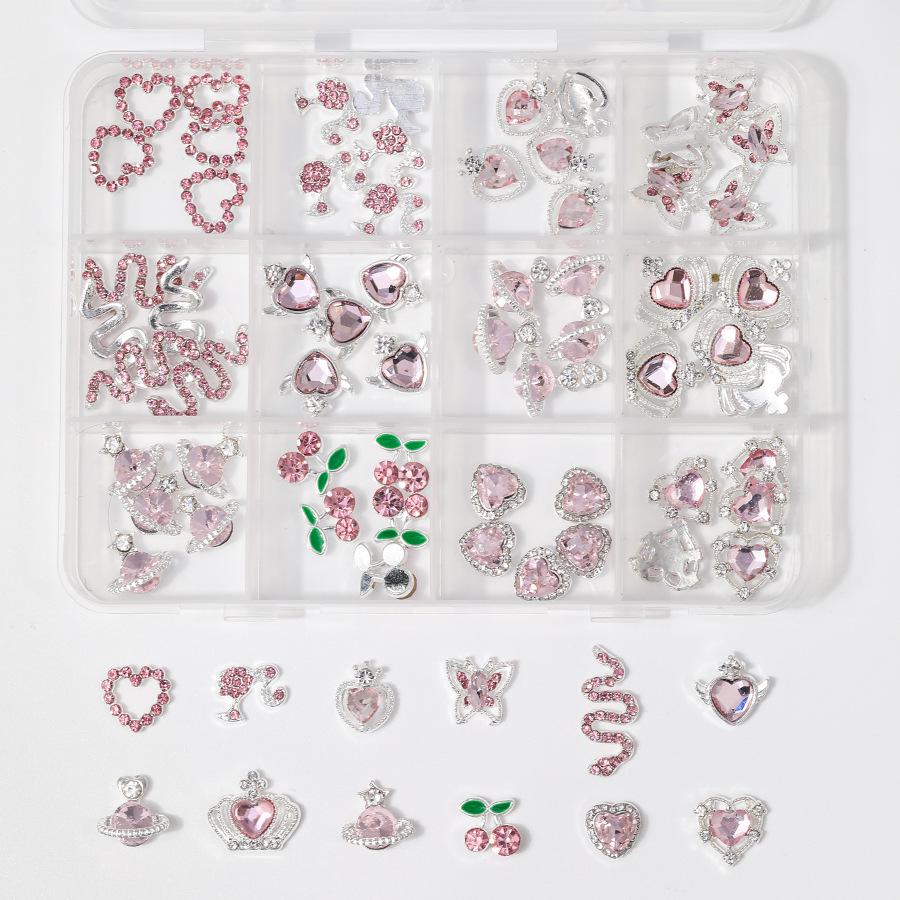 2024 Halloween Nail Art Set: Skull, Ghost, Spider & Bat Decorations