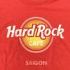 HARD ROCK CAFE Print Pattern Short sleeve T-shirt XXL Red Biggs Women Used