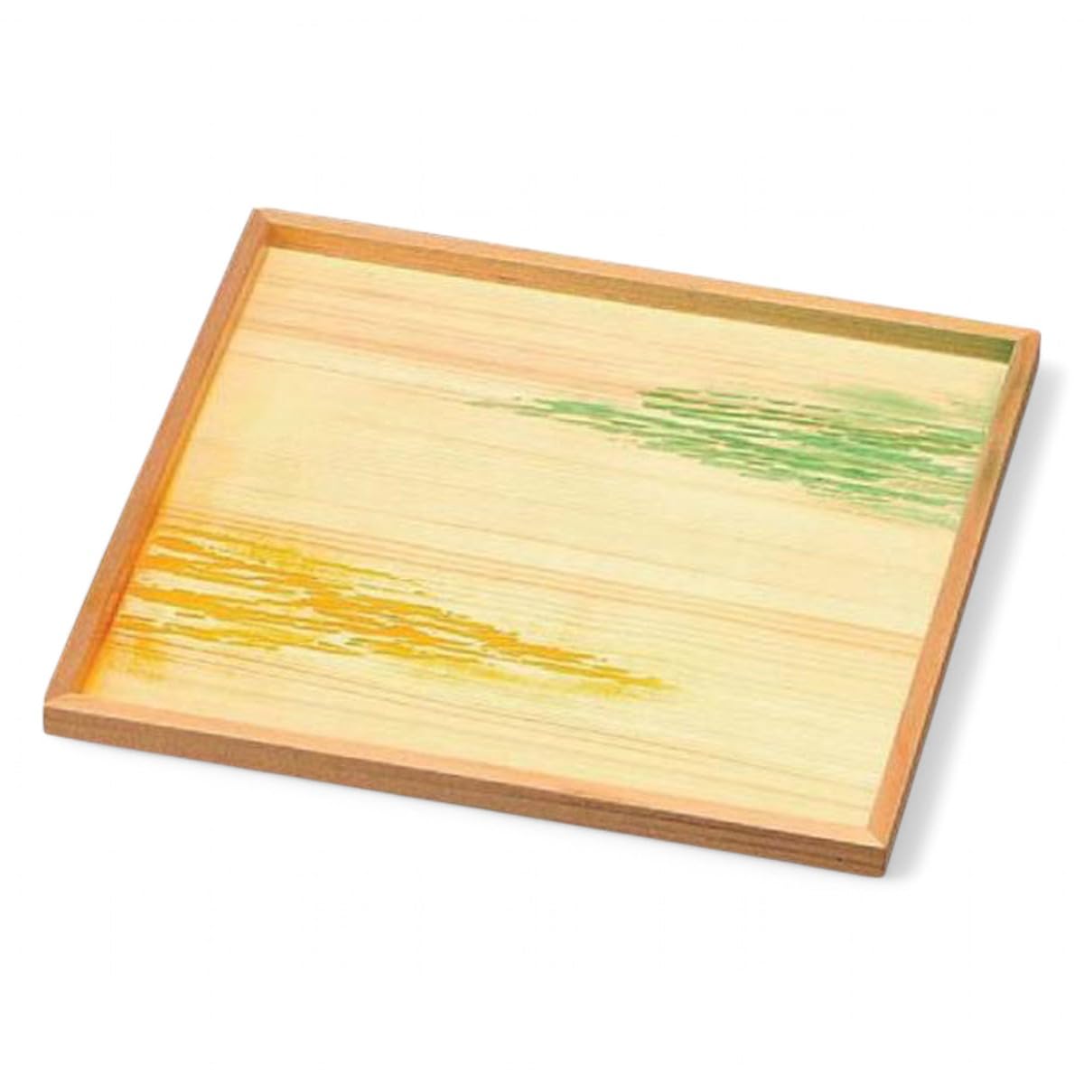 

Сделано в Деревянном Квадрате 3 сяку J-kitchens Подставка/Поднос, Япония, Высококачественный Поднос, Госинзен (Морские облака) дизайн, (1,5 фута)