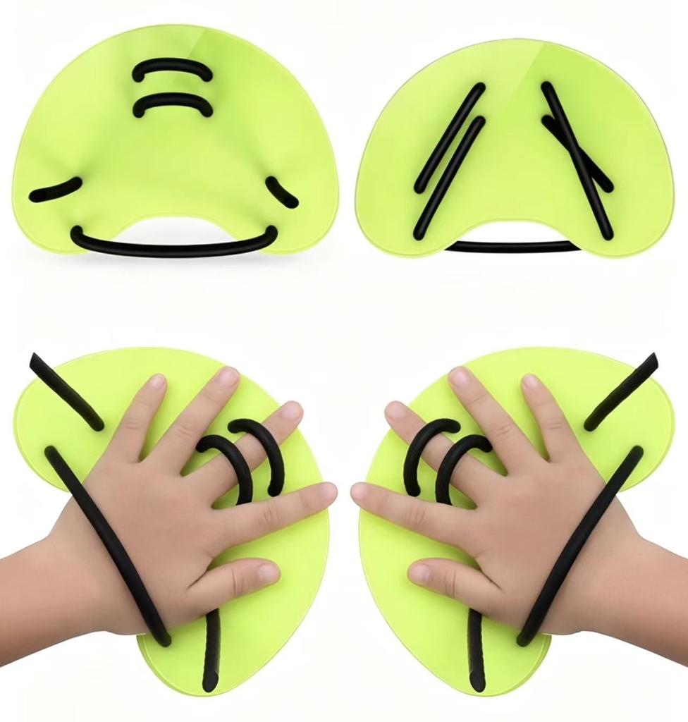 Durable Rubber Dive Flippers Swimming Training Fins with Adjustable Strap for Adults and Kids