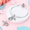 Charms Platalove And Peace Flower Pigeon Pendants Fit Originalbracelets Charms For Women Jewelry Diy Making Gifts