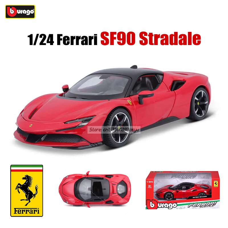 Burago 1:24 Ferrari 12 Cilindri LAFERRARI 250 SF90 Roma F12 PUROSANCUE SP1 ENZO Legierung Automodell Diecast Spielzeugsammlung Geschenk