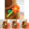 Plush Capybara Toy With Soft Pp Cotton Filling And Flower Design For Kids Birthday Gift