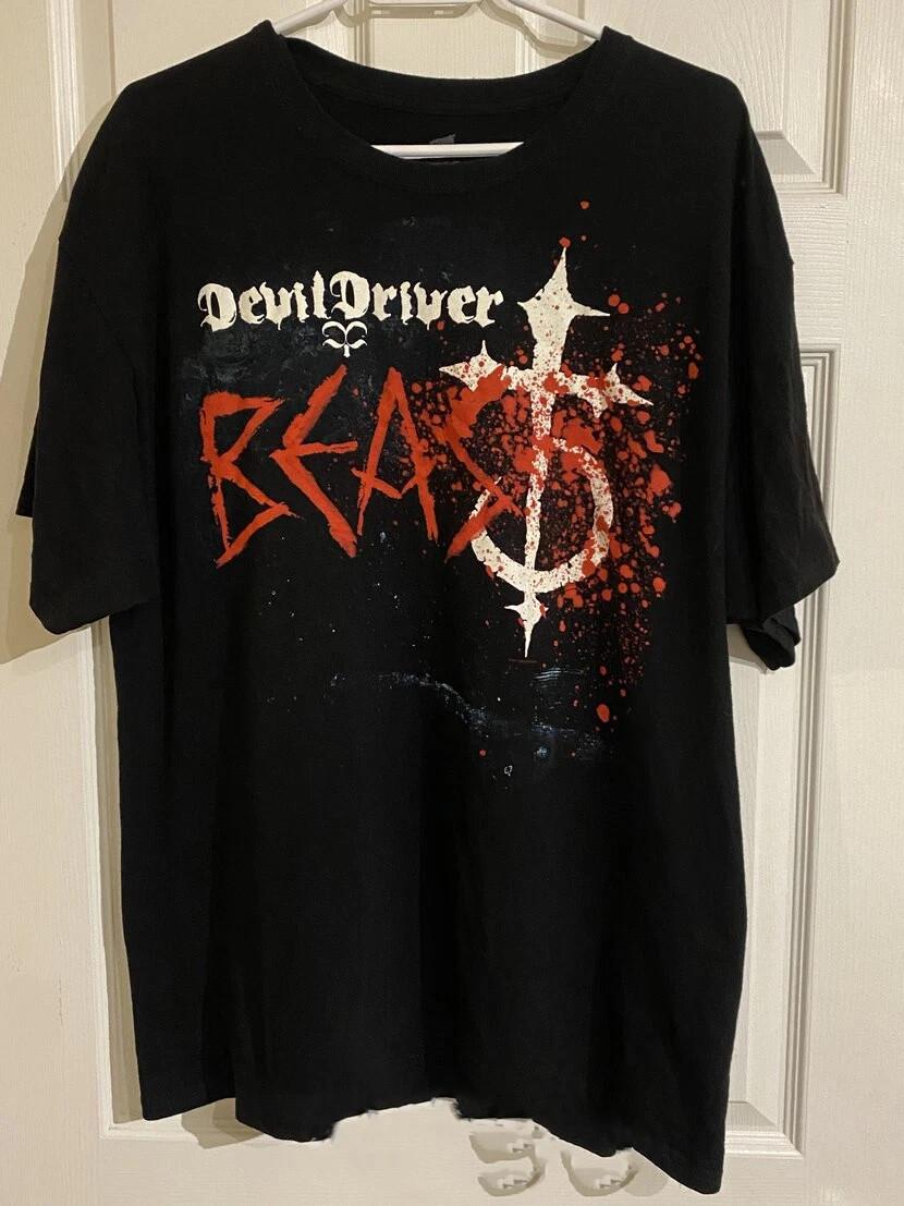 DevilDriver Band Beast Black Cotton T Shirt Full Size S-5XL XXL