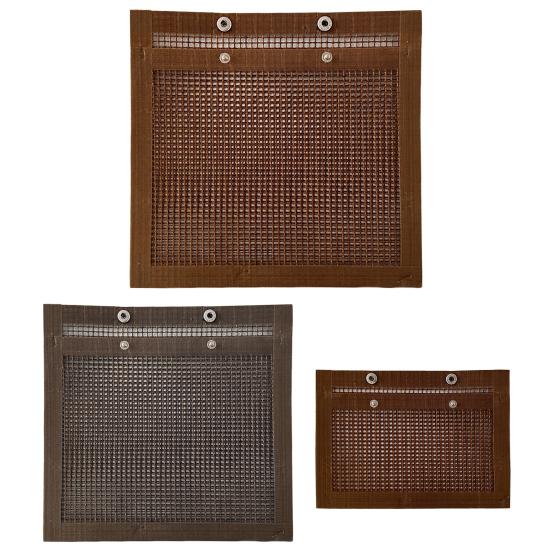 BBQ Mesh Grill Bag Reusable Non-Stick Barbecue Bags for Meat Veggies Seafood Pizza Heat-Resistant BBQ Veggie Grill Pouches