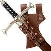 Warrior Armor Leather Buckle Strap Holster Weapon Sword Bag Medieval Knight Back Scabbard Shoulder Sword Holder Sheath