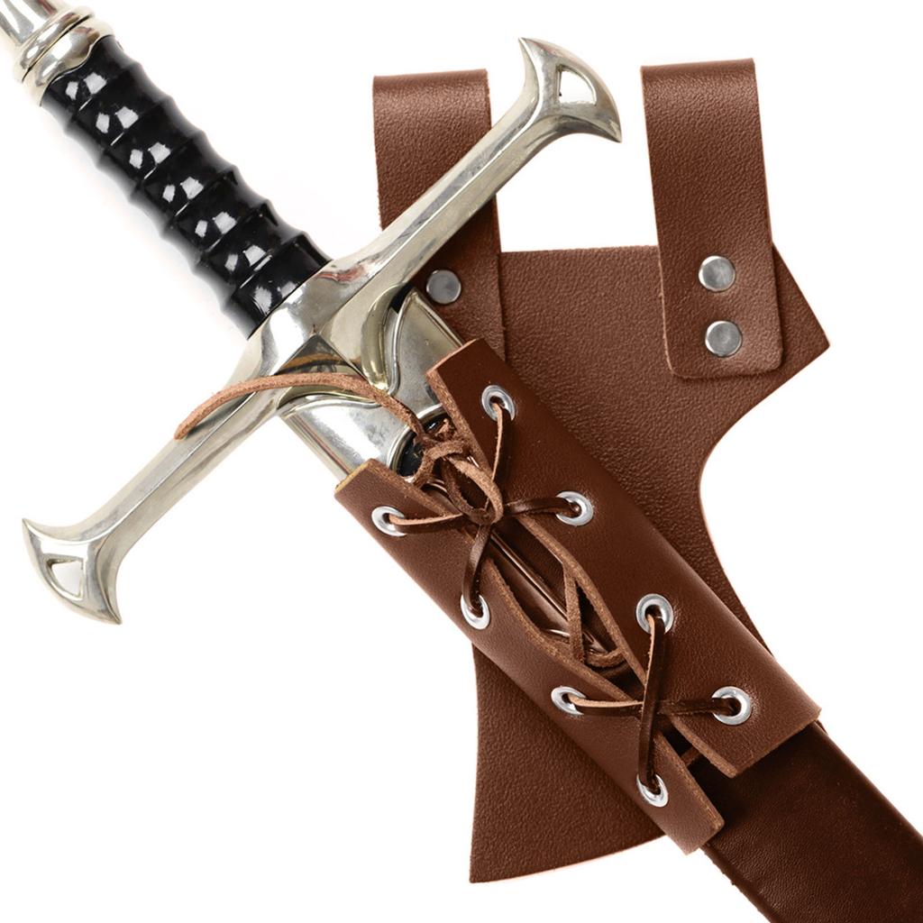 Warrior Armor Leather Buckle Strap Holster Weapon Sword Bag Medieval Knight Back Scabbard Shoulder Sword Holder Sheath
