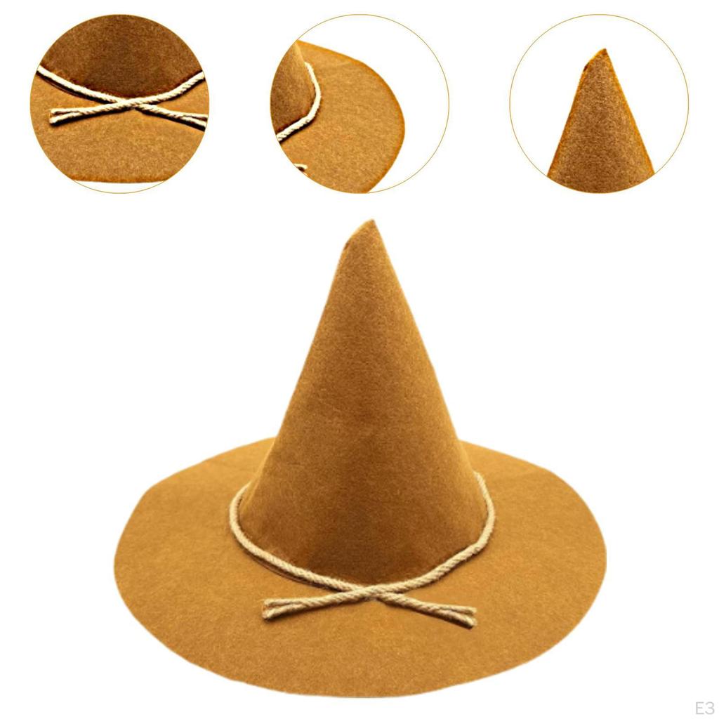 Halloween Scarecrow Hat Novelty Pointed for Masquerade Festival Carnival