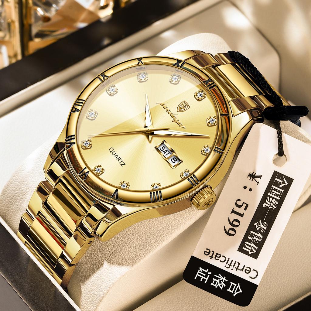 Bricked Men'S Watches Business Fashion Quartz Watches
