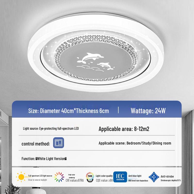 

Современный минималистичный потолочный светильник 2025 - Полный спектр защиты глаз для детской комнаты