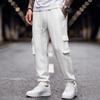 Men's Casual Loose Fit Cargo Pants with Tapered Leg and Multicolor for Spring and