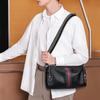 Trendy Men's Genuine Leather Messenger Bag - Casual, Fashionable, First Layer Cowhide Small Shoulder Bag