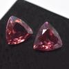 Natural Padparadscha Sapphire 16 Ct Trillion Pair Certified Beautiful Gemstone