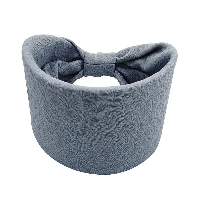 

Elastic Wide-Brim Yoga Sweatband with Bow - Thick, Absorbent Headband for Women