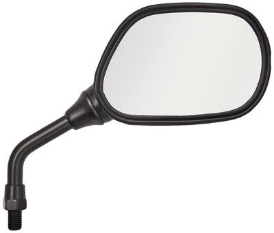 Kijima 203-9277 Motorcycle Parts Mini Mirror, Black, Right Side, Positive Screw 0.4 Inches (10