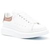 (WMNS) Alexander McQueen Oversized Sneaker 'White Rose Gold' Women's 553770WHFBU9053
