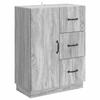 Sideboard Grey Sonoma 66 X 34.5 X 87 Cm Particleboard