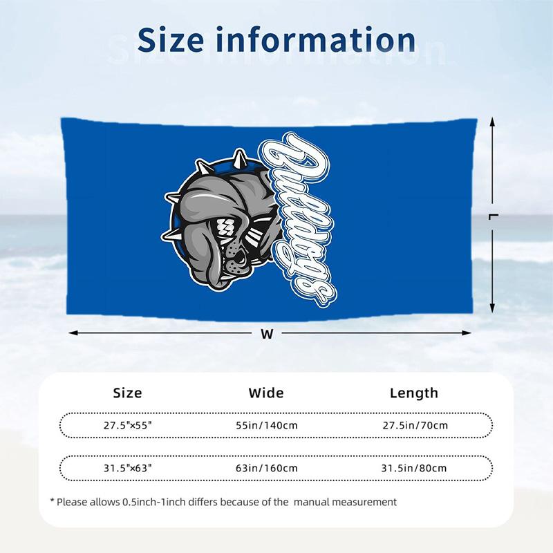 Canterbury-Bankstown Bulldogs Fashion Beach Towel Portable Soft Quick Dry Towel For Swimming Camping Holiday Use