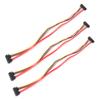 10pcs Sata Cable 7+15Pin Male to Female 22 Pin Data Power Extension Cable for External Hard Disk Data Transmission