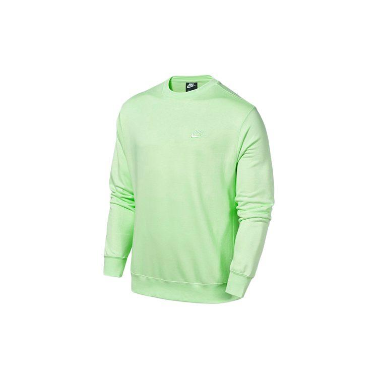 Nike Sweatshirts Men's Steam Green Crew Neck Moderate Regular BV2667-376