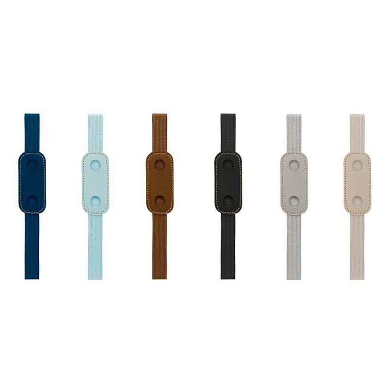 1 buc. Suport pentru stilou cu bandă elastică reglabil, din piele PU colorată, husă pentru stilou, husă elastică pentru pix pentru notebook, detașabilă