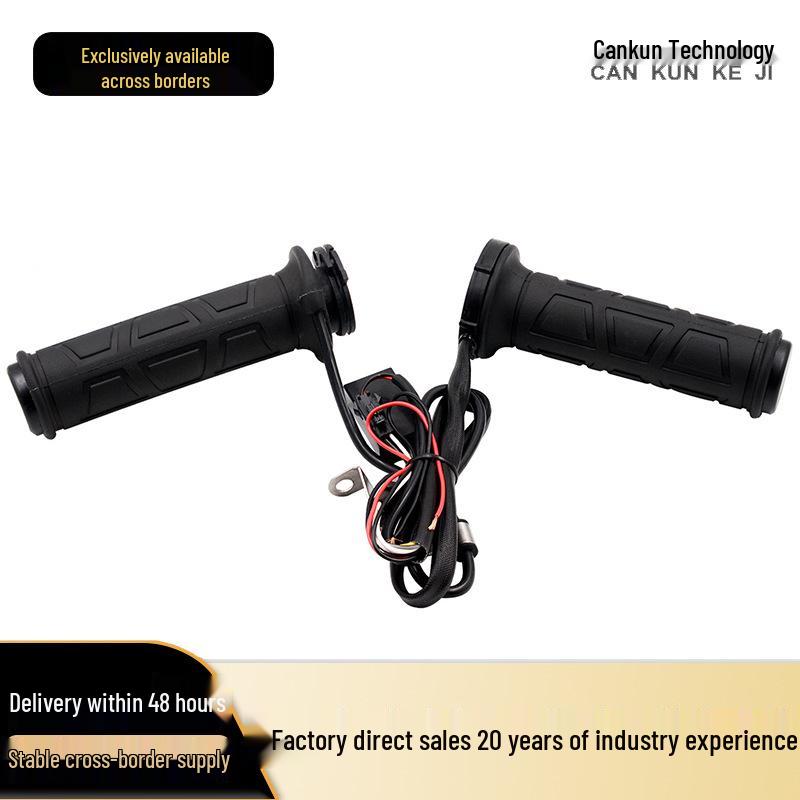 Electric Heated Motorcycle Grips - Warm, Constant Temperature Upgrade. Standard
