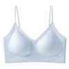 Jelly glue soft support ultra-thin underwear women gather small chest suspenders women cool breathable no steel ring bra