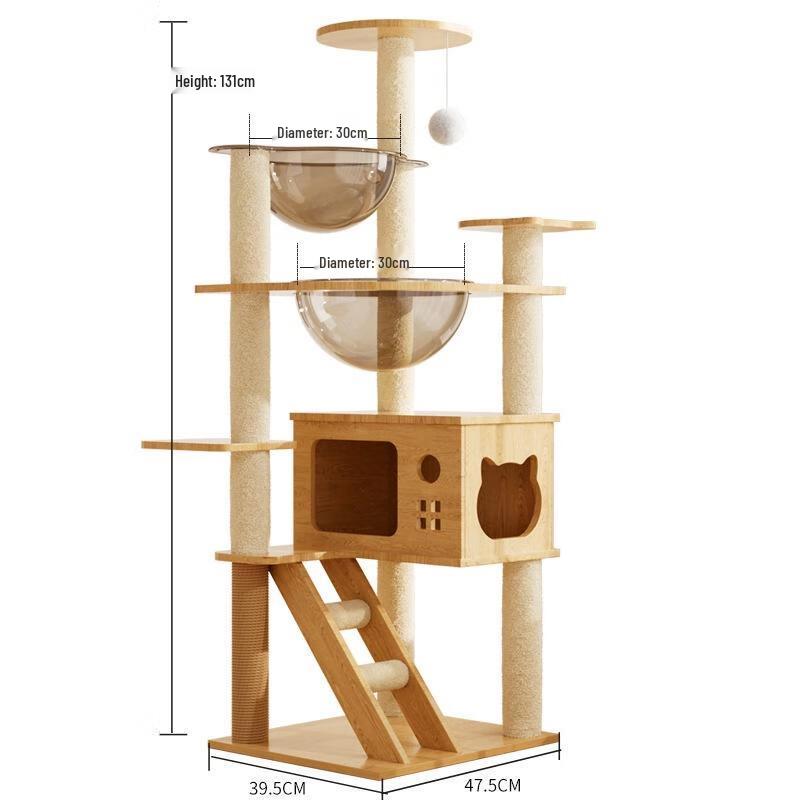 JINGRUIXIANG Cat Tree with Space Capsule