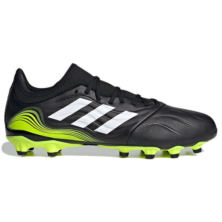 Adidas Copa Sense.3 Comfortable Versatile MG (Rubber Short Studs) Durable Soccer Shoes Men Soccer Shoes Black Green FW6525