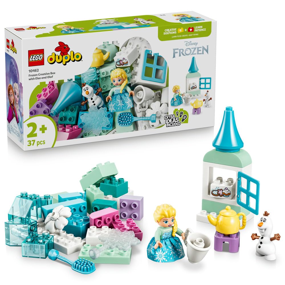 LEGO Duplo Frozen Elsa Olaf Idea Box Toy Block Educational Boys Girls Children 1.5 Years 2 4 Toddler Disney Goods 10462