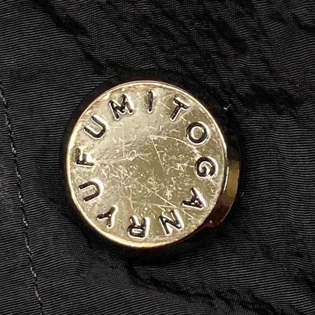 FUMITO GANRYU FU3-BL14 Black Kimono Coach Jacket Jacket 2 blackUsed