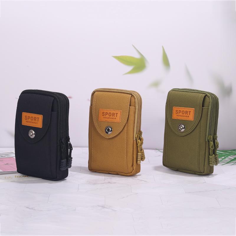 Men's Multifunctional Phone and Coin Waist Bag for Construction Site Work