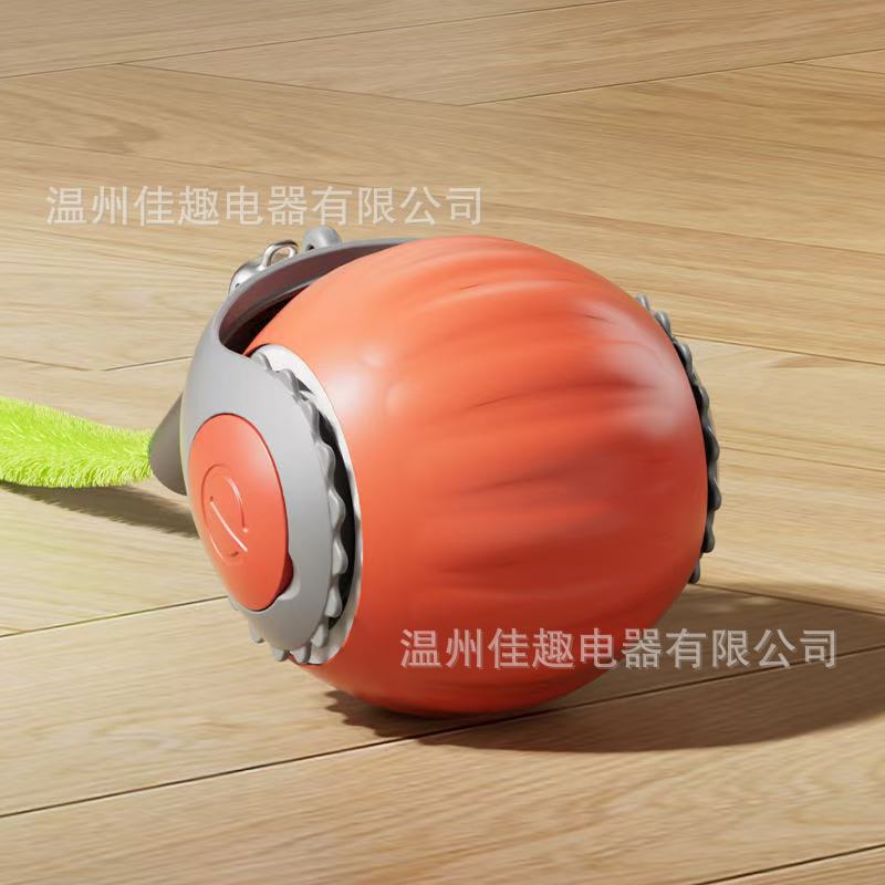 Smart Cat Toy Ball Electric Rolling Ball Interactive Cat Toy for Boredom Relief Automatic Cat Play Toy with LED Light Fun Cat