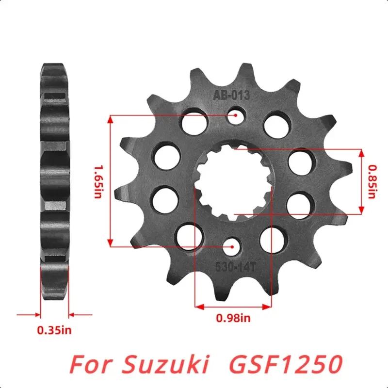 530 17T Motor Front Sprocket Gear Staring Wheel Cam Pinion for Suzuki Road GSF1250 GSF1250SA Bandit Traveller ABS GSF 1250 S