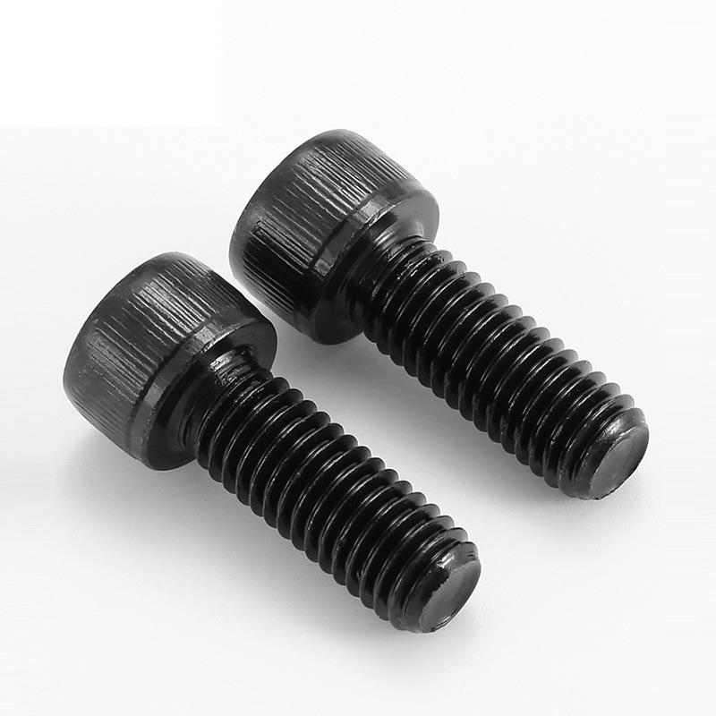 100pcs M3 High Carbon Steel Hex Socket Screws Kit with Nuts About 6-25mm for 3D Printers DIY
