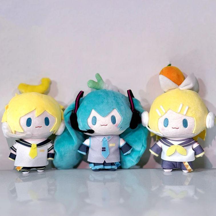 Hatsune Miku Plysjdukker Leker Kagamine Len Rin Ryggsekk Nøkkelring Søte Kosedyr Samling Modell Ornament Leketøy Jentegave