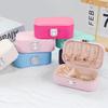 Einfache Druckknopf Schmuckaufbewahrungsbox Koreanische Version Tragbare Ohrringe Aufbewahrungsbox Halskette Ringbox