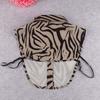 Women's Fake Collar Stylish Zebra Print Detachable Chiffon Blouse False Collar Fashion Blouse Half Shirt False Collar