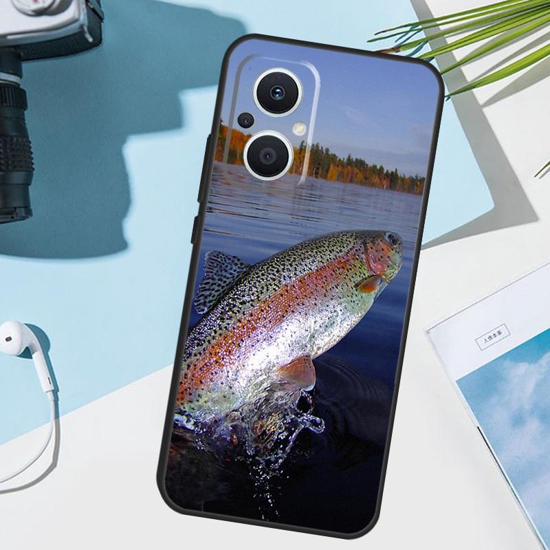 Vintage Trout Fishing Cover For OPPO Reno 13 F 10 11 12 14 Pro 11F 12F 14F 7 8 Lite OPPO Find X9 X8 X5 X6 Pro Case