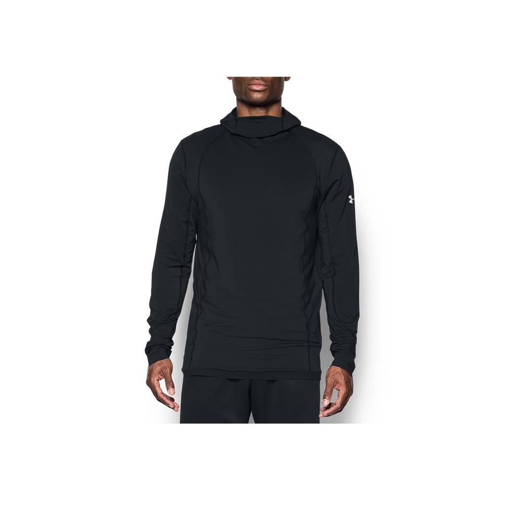 Under Armour Running Long Sleeve Hooded Sweatshirt Men Tops Black 1298837-001