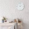 Seiko Clock Wall Clock Radio-Controlled Analog White Pearl KX214W SEIKO 32.7 × 4.6 cm