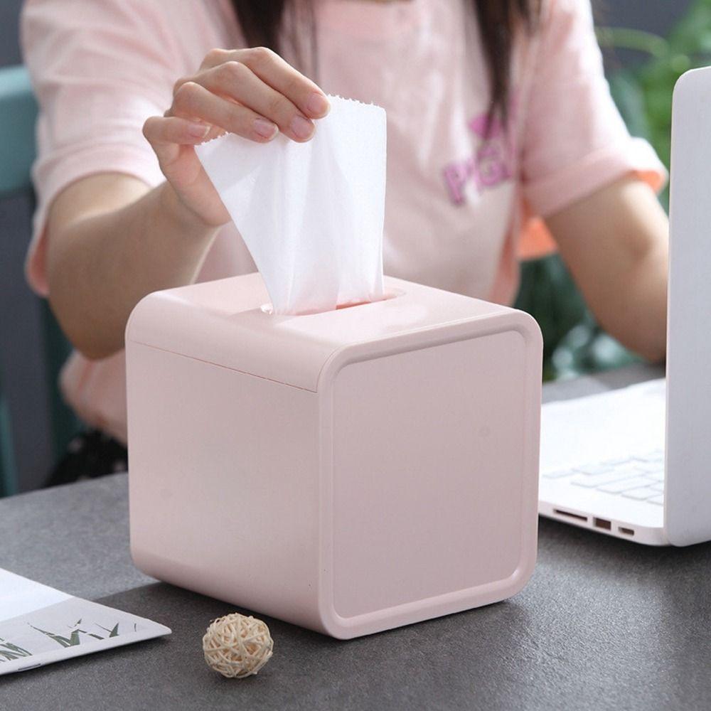 New Square Square Tissue Box MultiFunction Paper Towel Roll Paper Holder Creative Durable Napkin Storage Box Bathroom