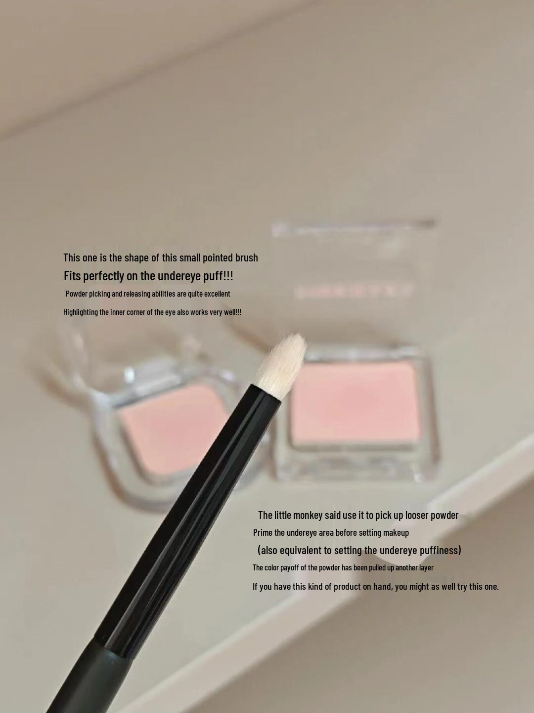 

Eyeshadow & Eyeliner Brush Set: Blending & Smudge Brushes