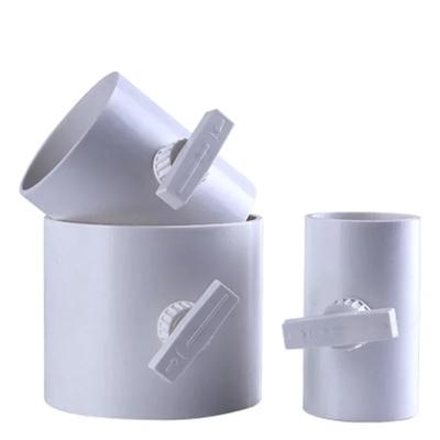 שסתום אוויר לצינור ABS ו-PVC עם שסתום אל-חזור מתכוונן ומתג עגול ידני (בקרת עוצמת אוויר מתכווננת, עמיד)
