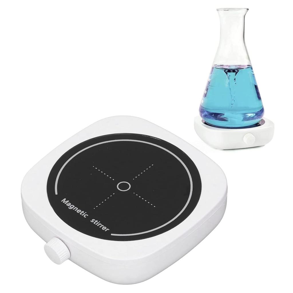 Magnetic Stirrer 600-4000RPM Mini Magnetic Stir Plate with 1000ml Capacity for Chemistry, Lab, Yeast Starter, Drinks & DIYs